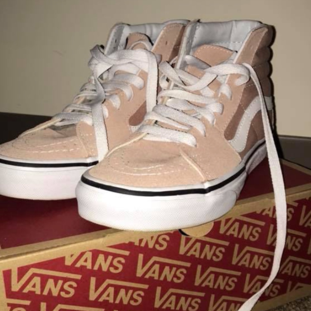 Sk8-HI Mahogany Rose/True White Vans
